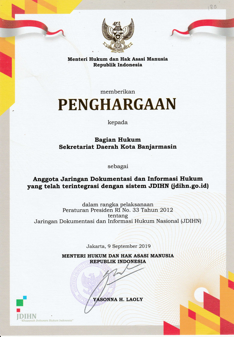 Peluncuran Aplikasi JDIH